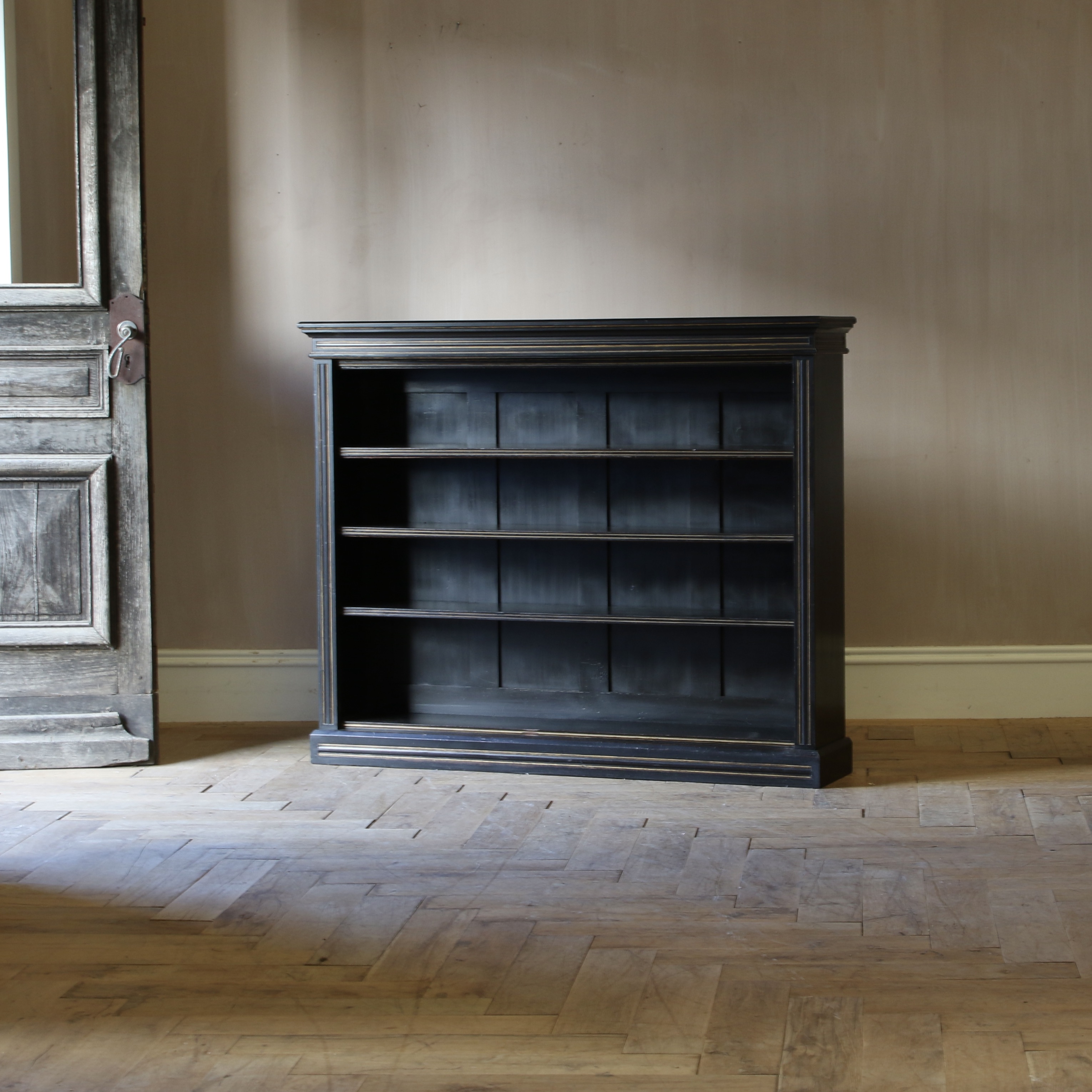 Ebonised Georgian Bookcase