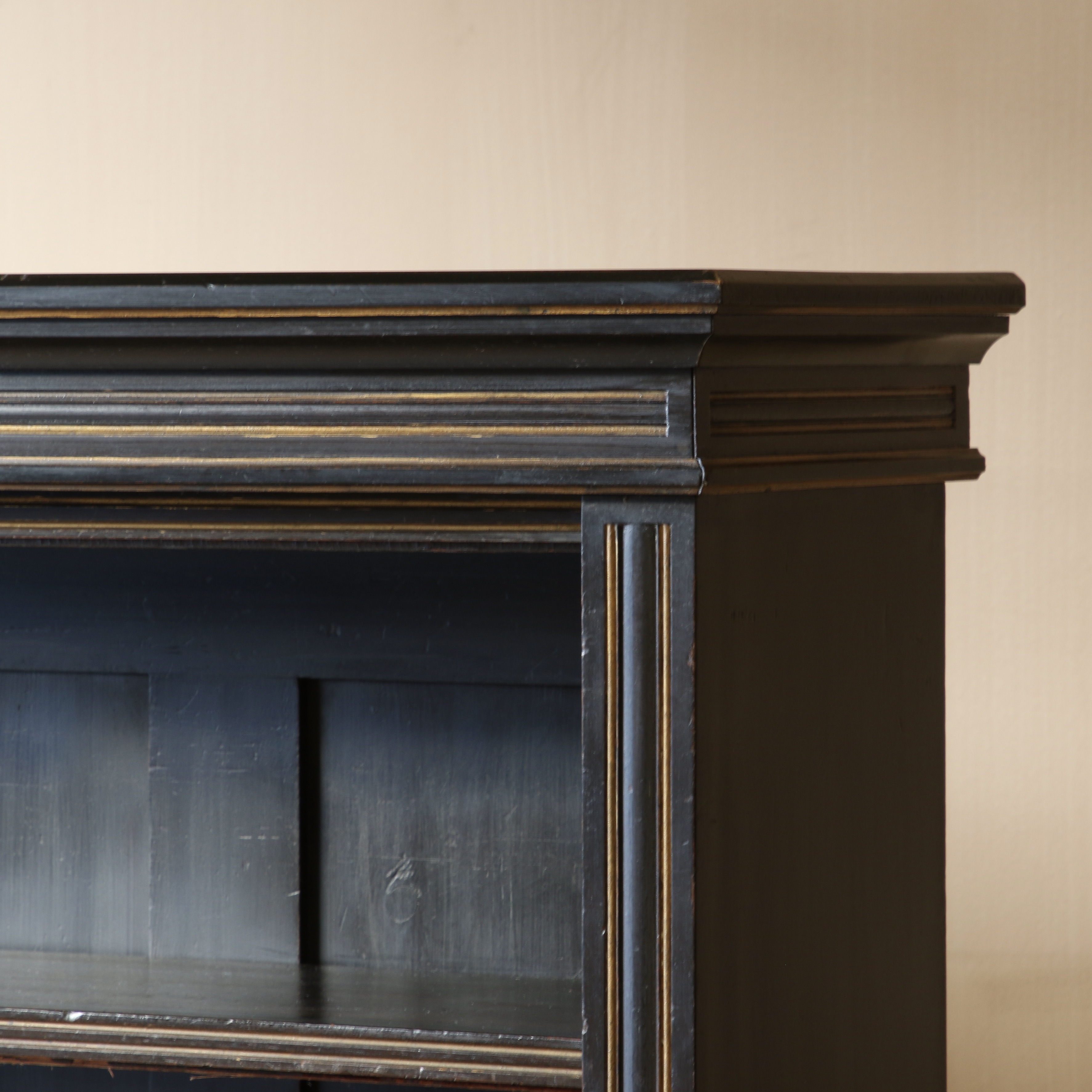 Ebonised Georgian Bookcase