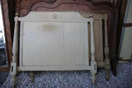 Antique Painted Bed Head