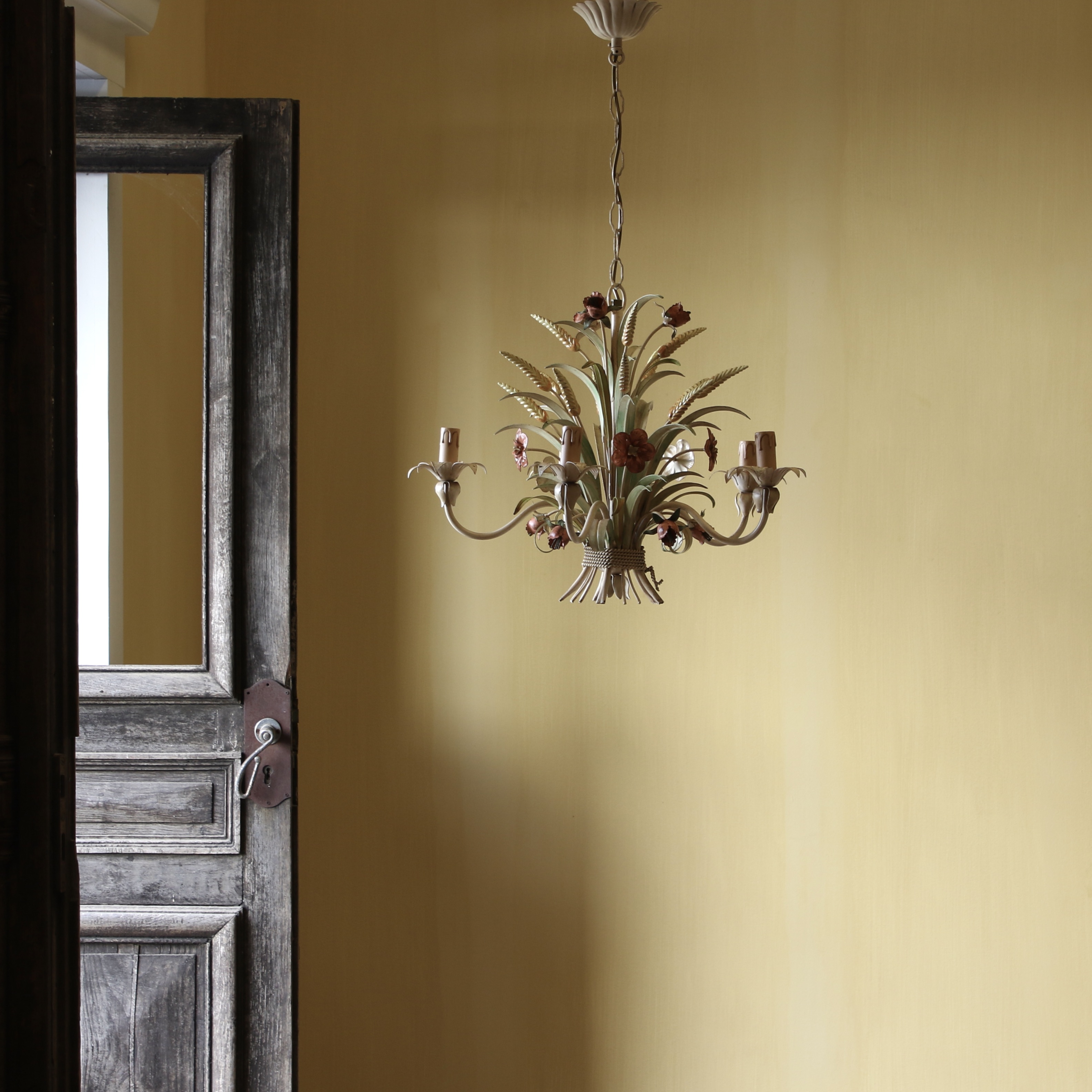 155-66 - Hand-Painted Chandelier