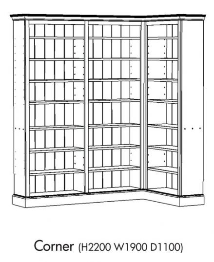 Corner Unit Bookcase