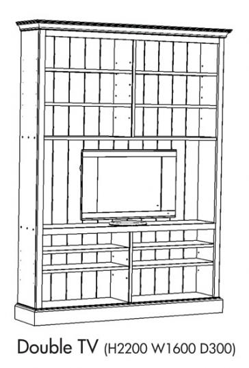 Television Unit Bookcase