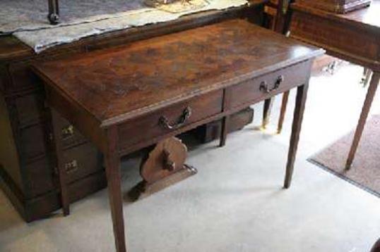 Parquet-topped Side Table