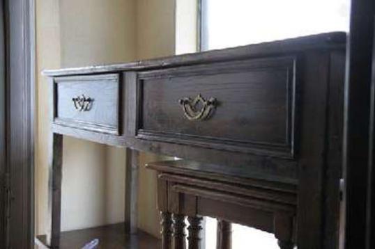 Two Drawer Side Table