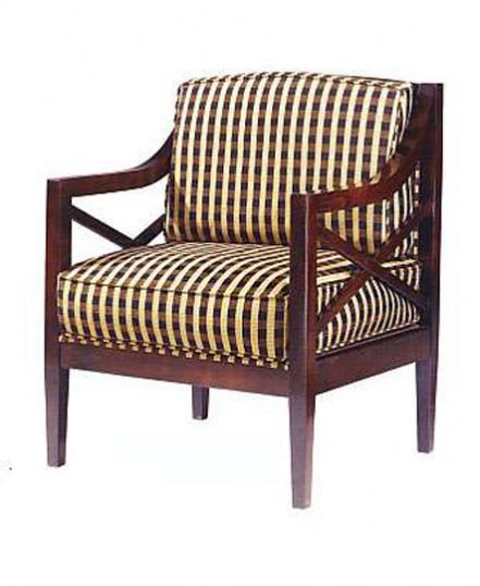 Moderne Cross-Side Armchair