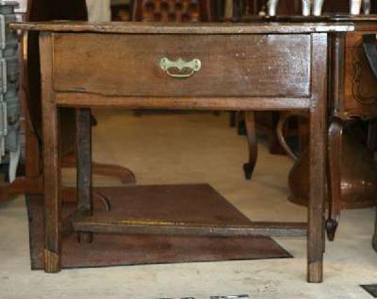 One Drawer Small Side Table